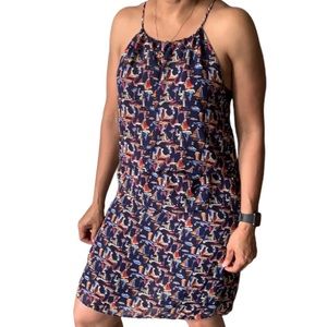 THML Anthropologie Colorful Chiffon Dress, M